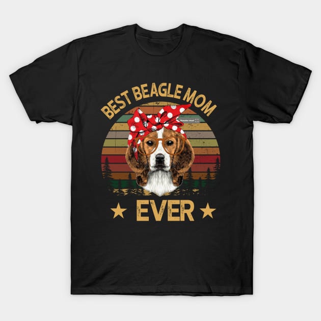 Best Beagle Mom Ever T-Shirt by gotravele store